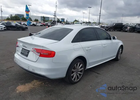 2014 Audi A4 2.0T Premium from USA, damaged, VIN WAUAFAFLXEN036943